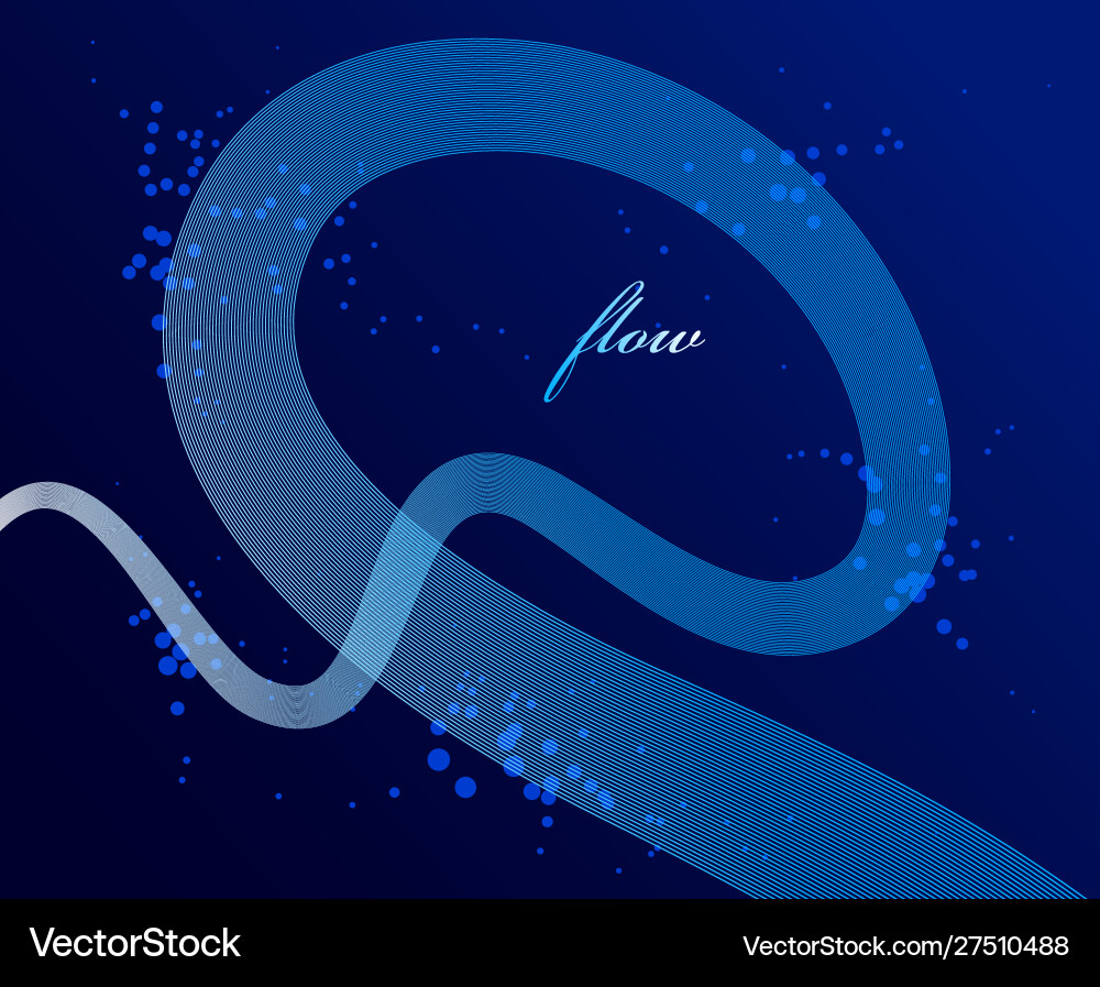 Blue 3d lines in motion dimensional abstract Blue 3d lines in motion dimensional abstract vector image