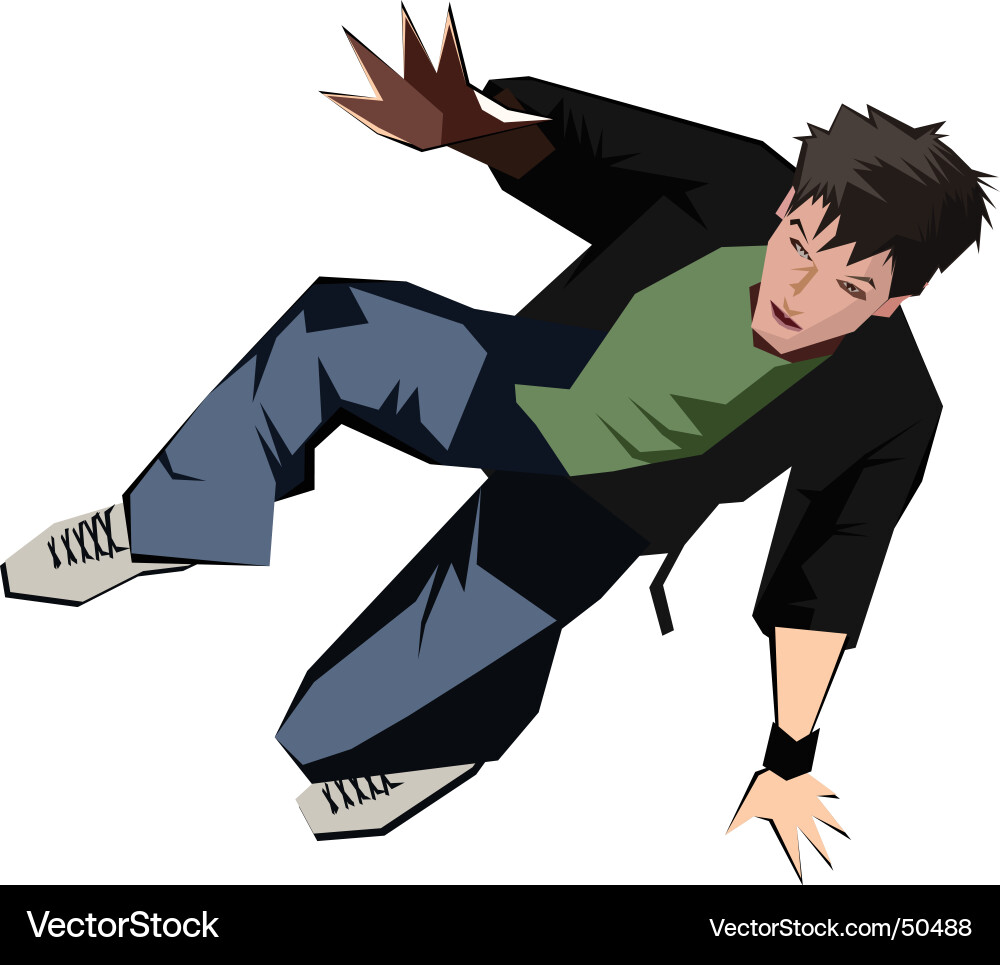 Break dance Royalty Free Vector Image - VectorStock