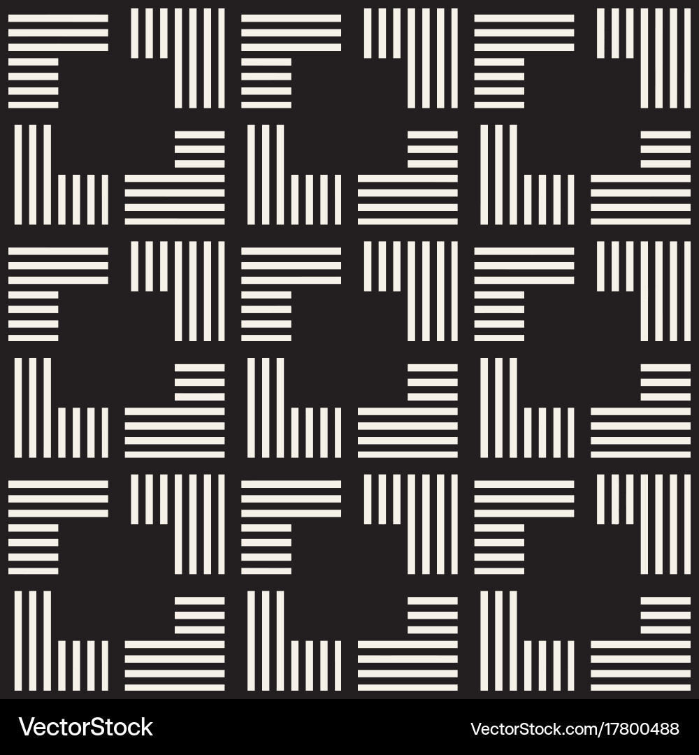 Seamless pattern with stripes abstract vector image