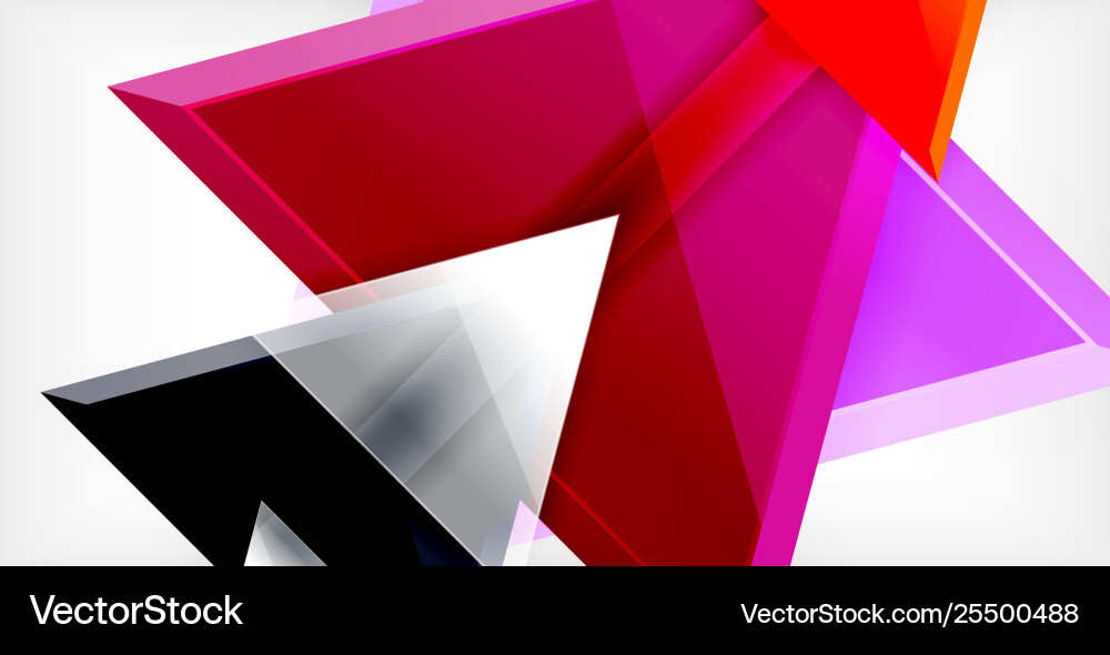 Triangle abstract background Vector Image