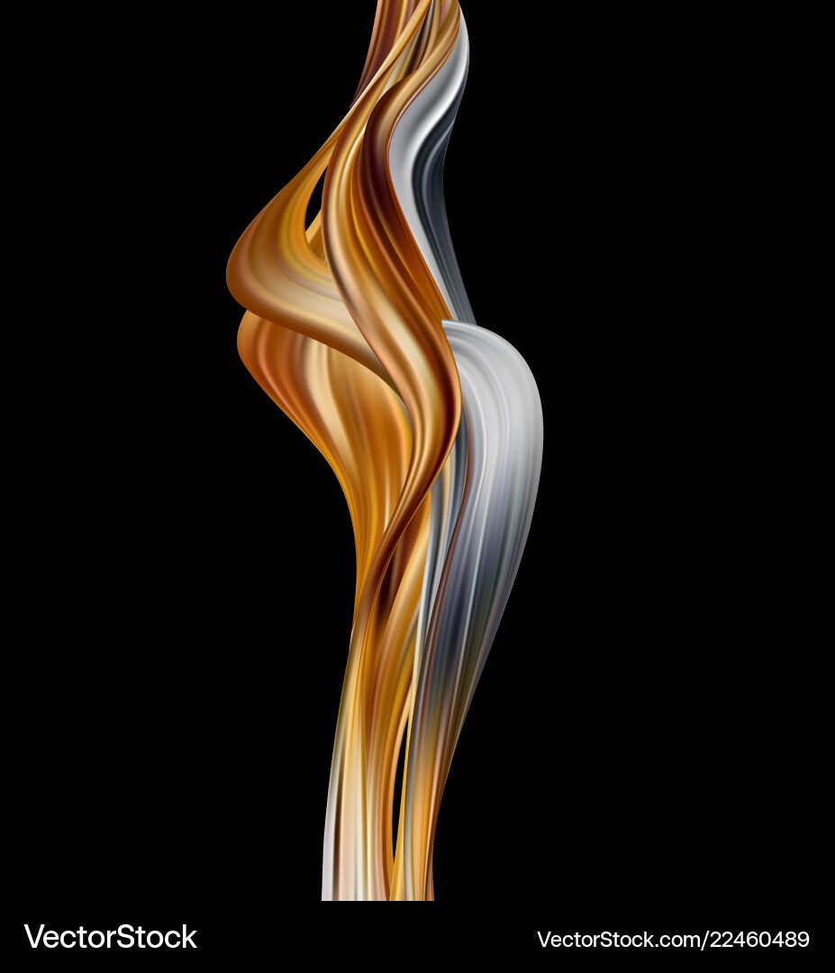 Abstract Color Flow Background vector image