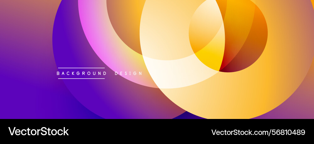 Abstract colorful circles overlap creating Abstract colorful circles overlap creating vector image