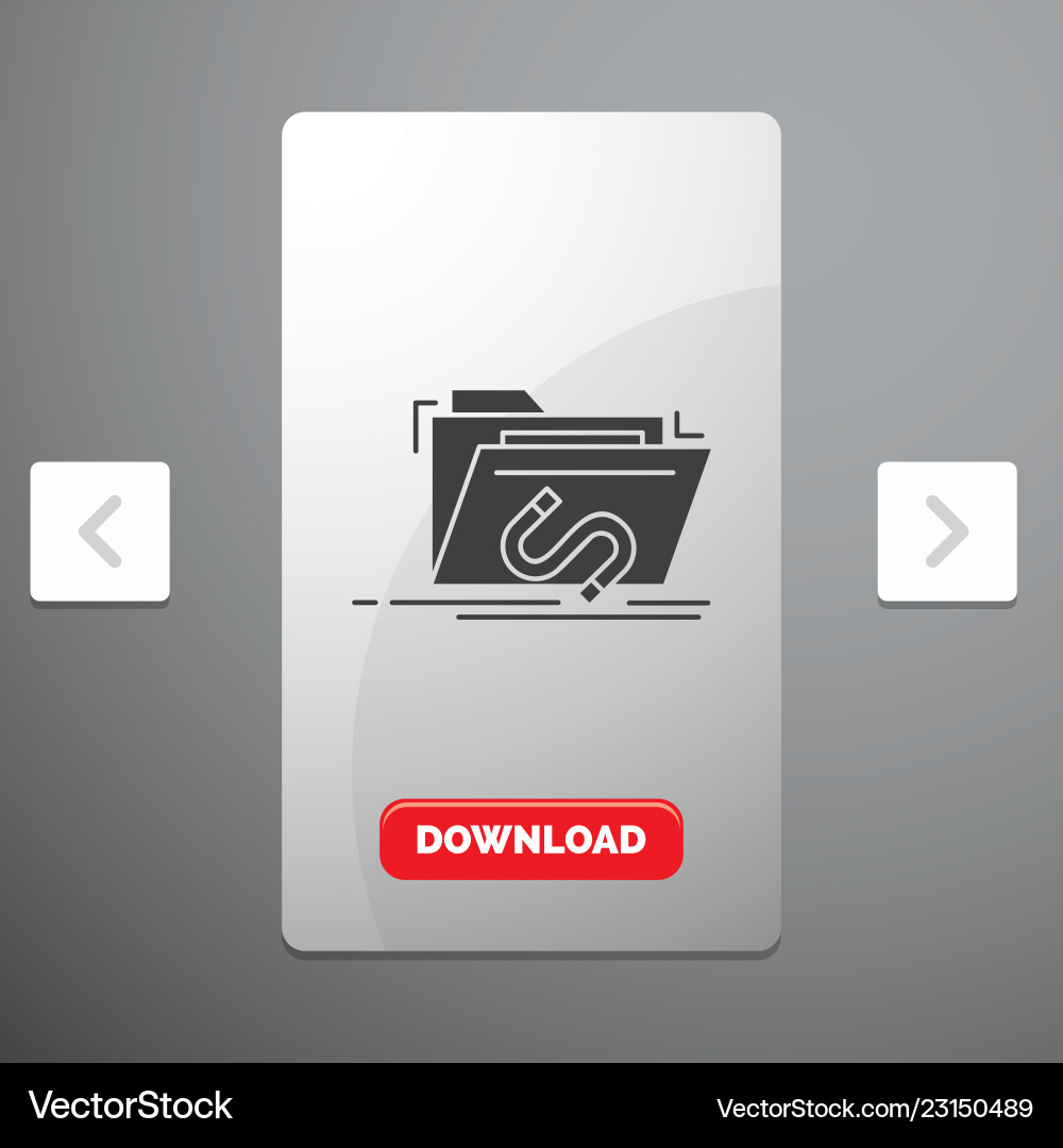 Backdoor exploit file internet software glyph Backdoor exploit file internet software glyph vector image