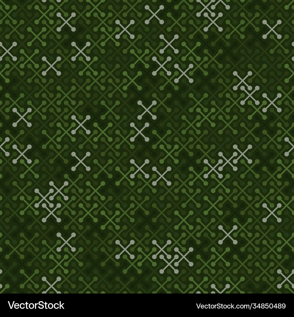 Geometric seamless pattern with simple Vector Image