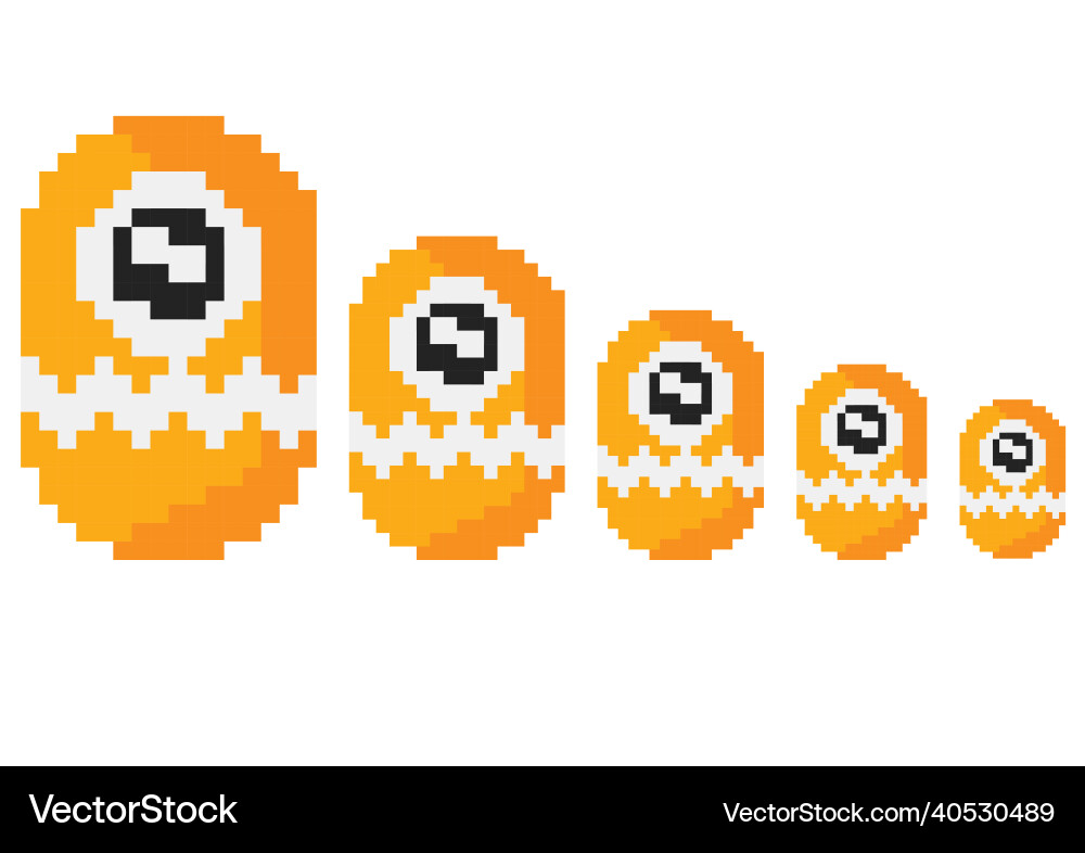 Robot in pixel style Robot in pixel style vector image