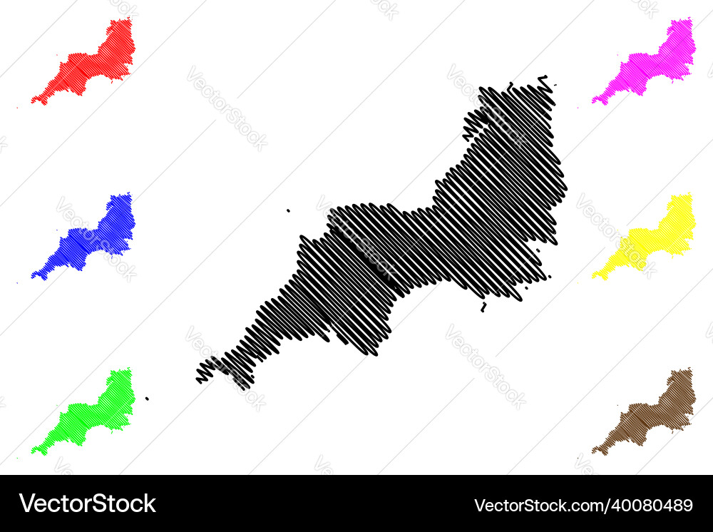 South west england region united kingdom South west england region united kingdom vector image