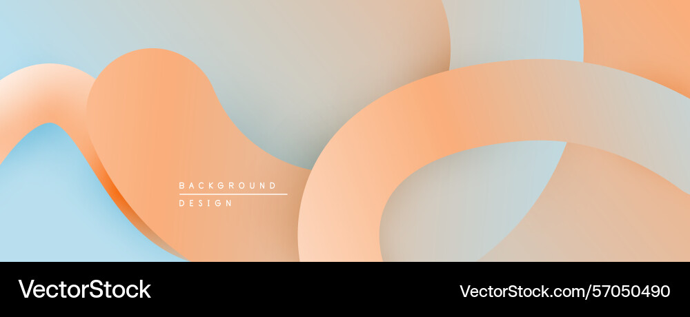 Abstract background features flowing shapes soft Abstract background features flowing shapes soft Vector Image