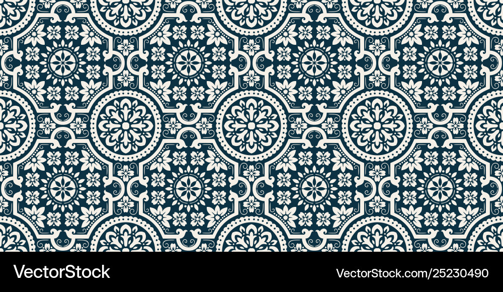Damask seamless pattern background elegant Damask seamless pattern background elegant vector image