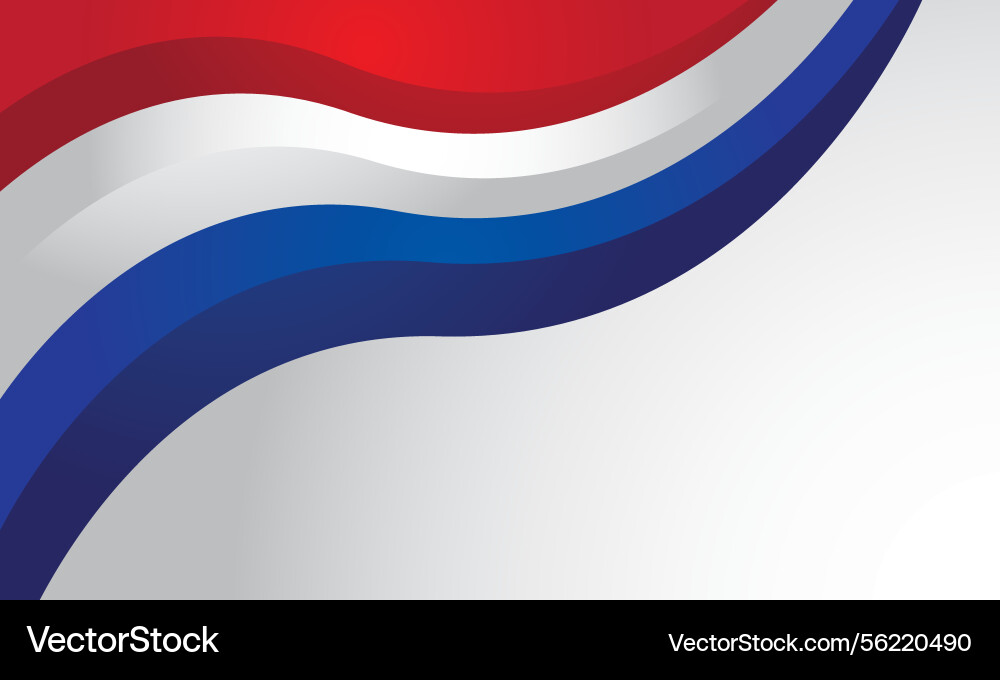 Red and blue gradient with curve wave background Red and blue gradient with curve wave background vector image