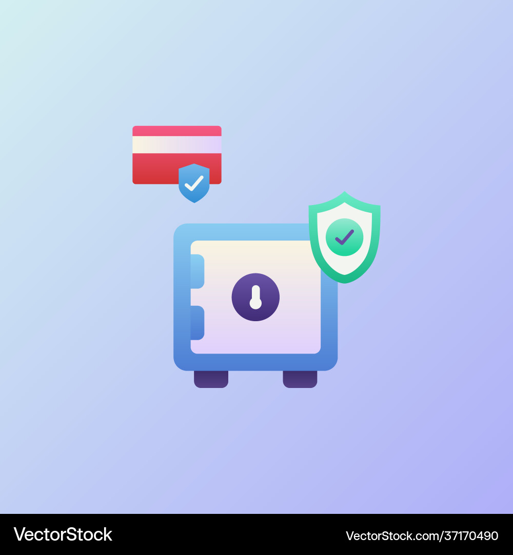 Secure icons set collection with smooth style Secure icons set collection with smooth style vector image