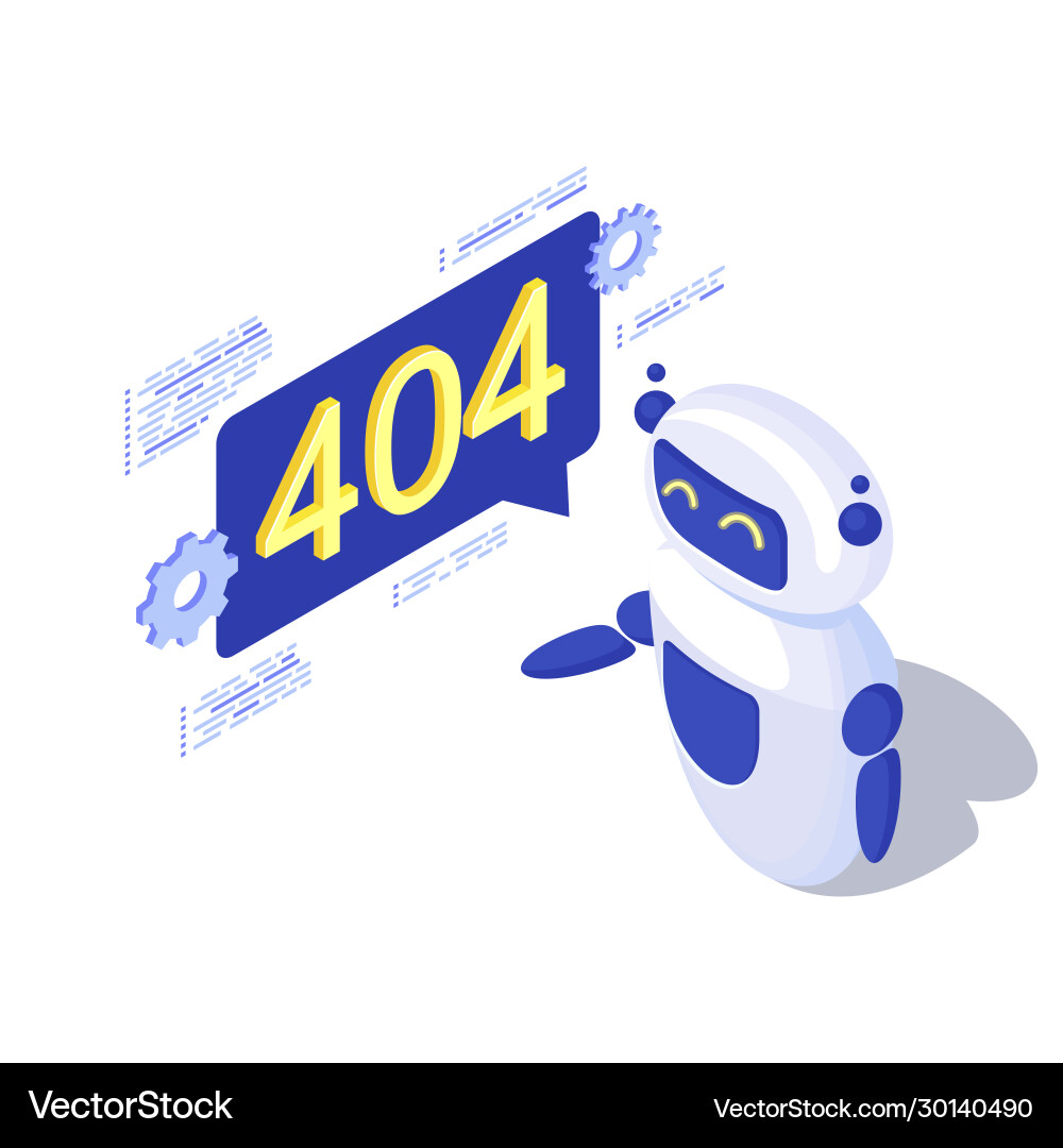 Server not found automated message generation Server not found automated message generation vector image