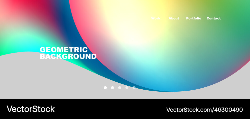 Trendy simple circle gradient abstract background Vector Image