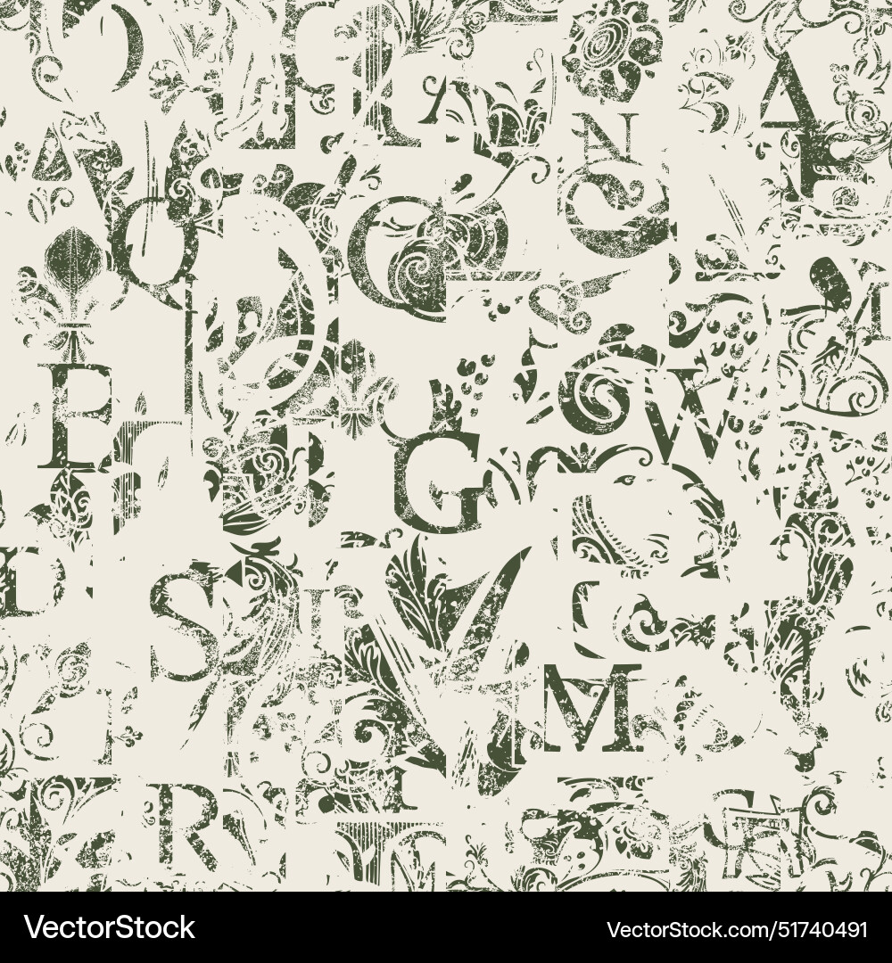 Abstract seamless pattern with chaotic layering Abstract seamless pattern with chaotic layering vector image