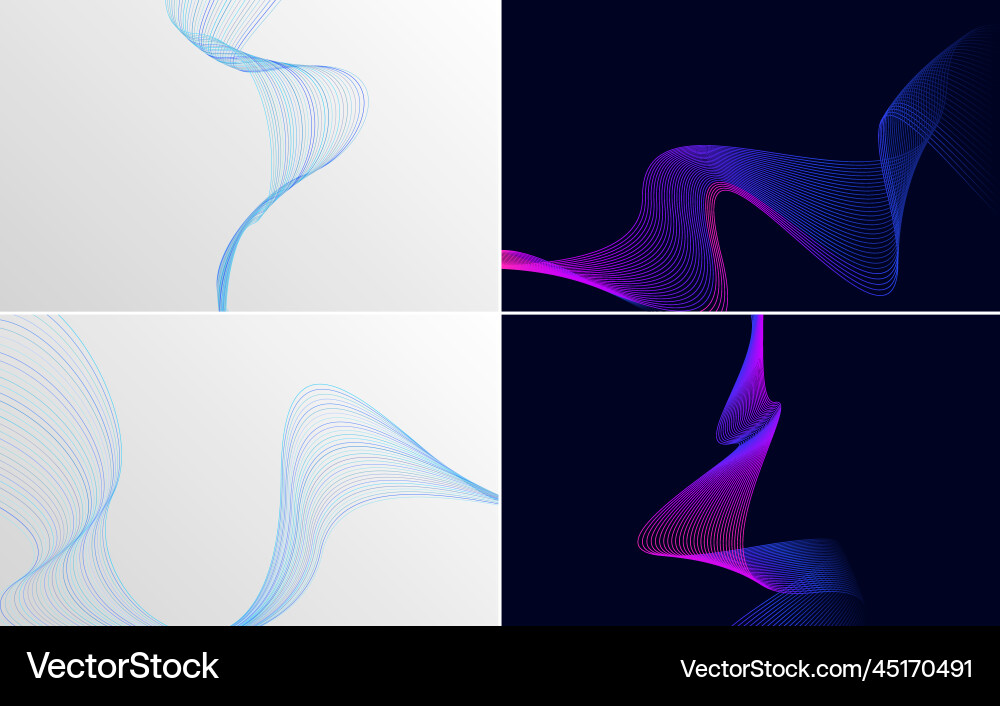 Add texture to your designs with this set of 4 Vector Image
