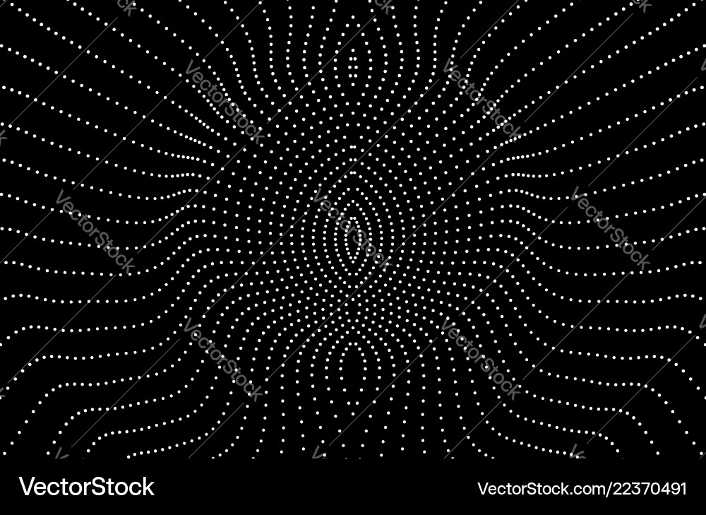 Array mit dynamischen Partikeln futuristisch Array mit dynamischen Partikeln futuristisch vektorbild
