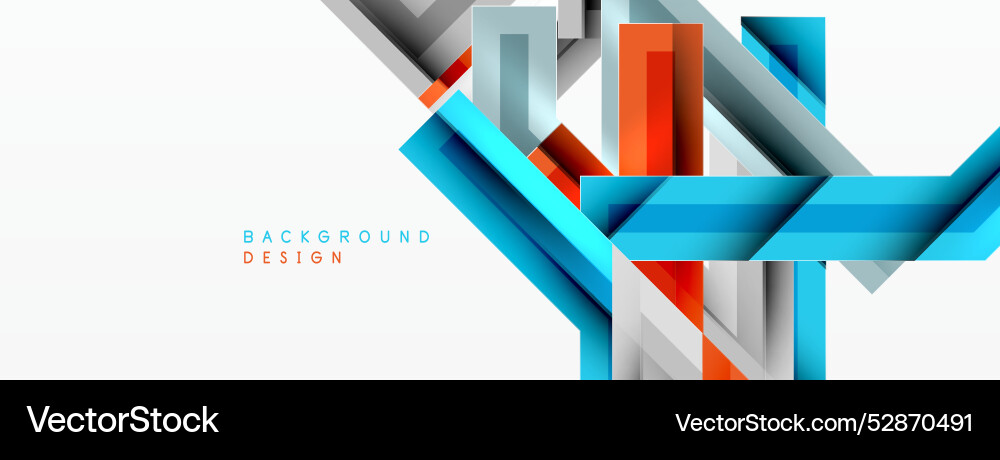Line zig zag dynamic geometric abstract background vector image