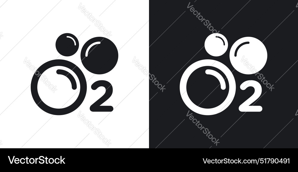 Oxygen o2 icon Oxygen o2 icon vector image
