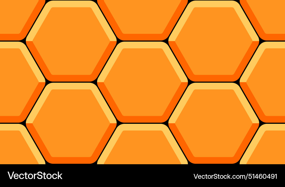 Seamless honeycomb pattern Vector Image