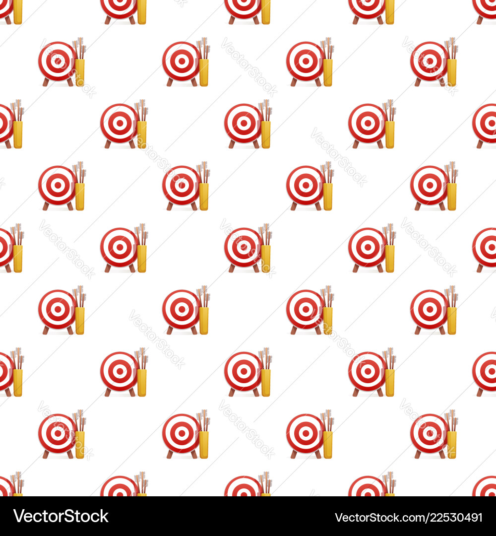 Target arrow pattern seamless Vector Image