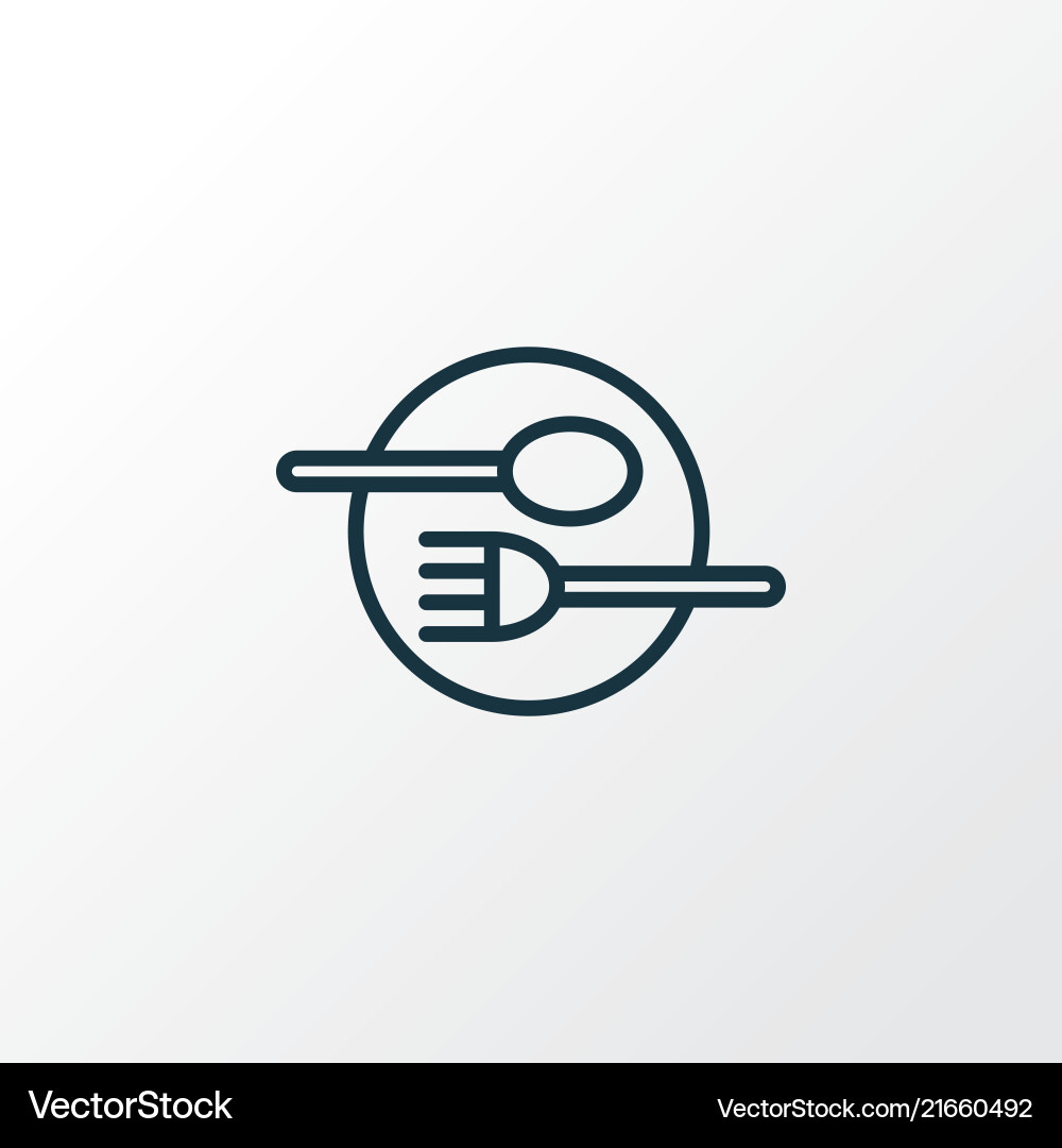 Restaurant icon line symbol premium quality Restaurant icon line symbol premium quality vector image