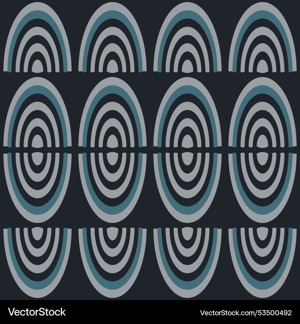 Seamless pattern with abstract shapes geometric Vector Image