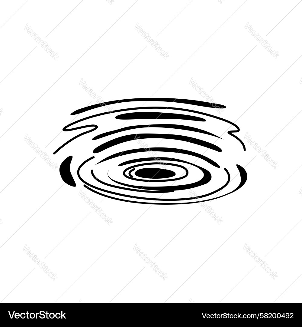 Water Ripples Icon - Minimalist – Royalty-Free Vector | VectorStock, image size:1000x1080