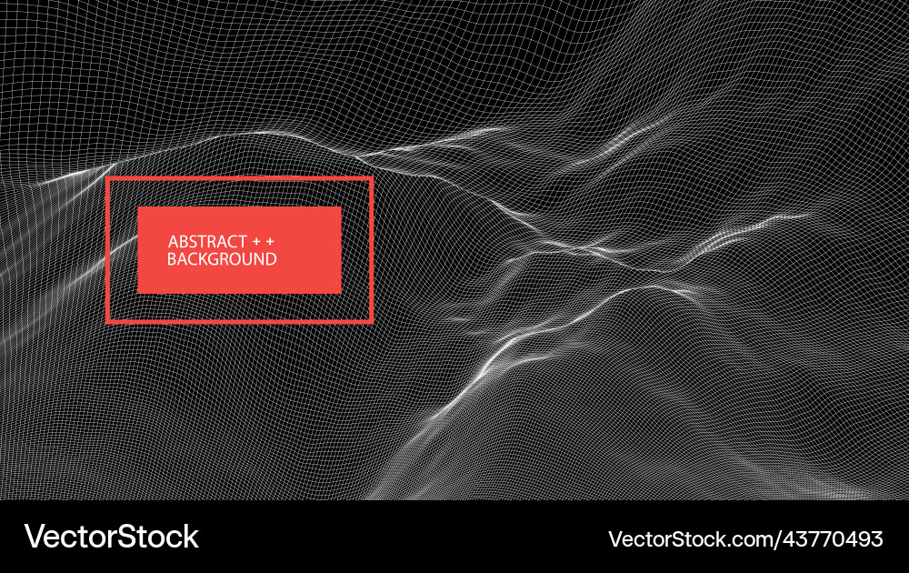 Abstract background with waves 3d surface Abstract background with waves 3d surface vector image