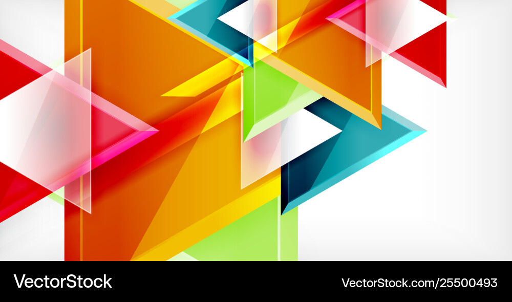 Triangle abstract background Vector Image