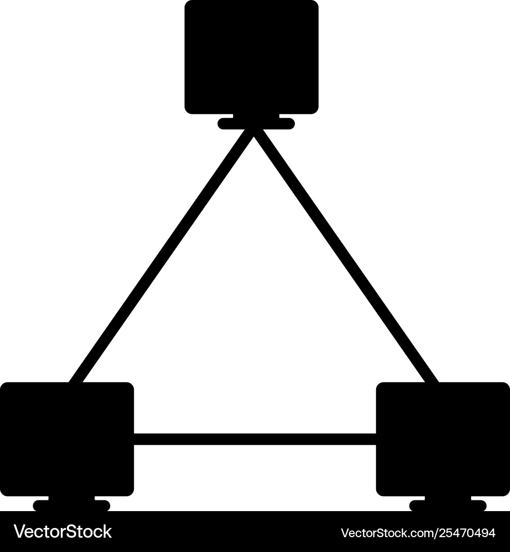 Computer server icon Computer server icon vector image