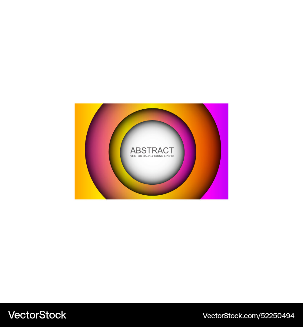 Gradient background abstract circle papercut Gradient background abstract circle papercut vector image