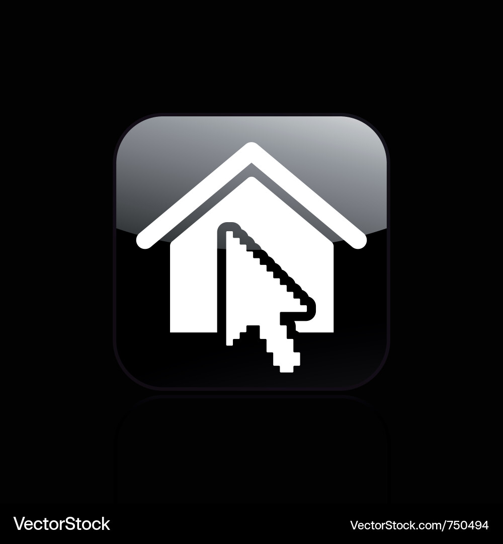Home pointer icon Vector Image