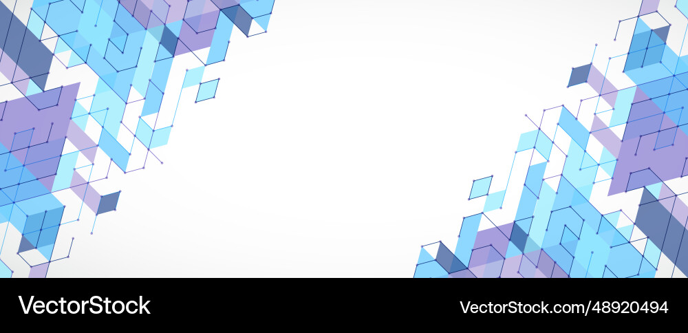 Isometrischer geometrischer Hintergrund Vektorbild
