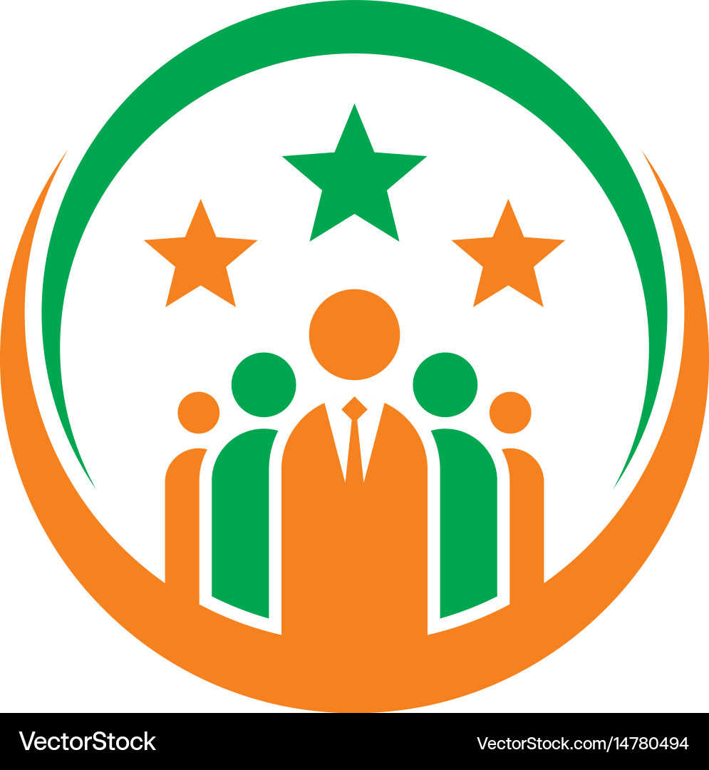 Leadership logo image Royalty Free Vector Image