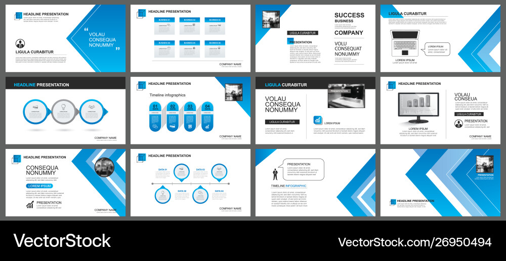 Presentation and slide layout background design Presentation and slide layout background design vector image