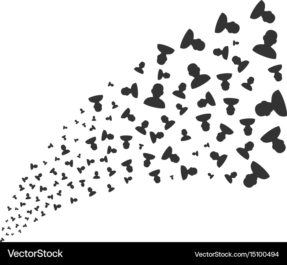 User source stream Vector Image