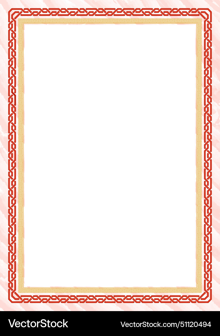 Vertical frame and border with hong kong flag Vertical frame and border with hong kong flag Vector Image