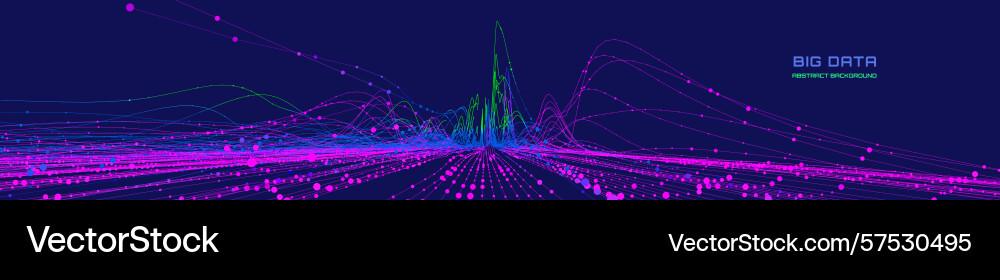 Abstract analytical background with analyze data vector image