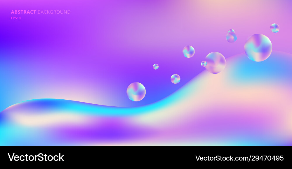Abstract Fluid Gradient Background vector image