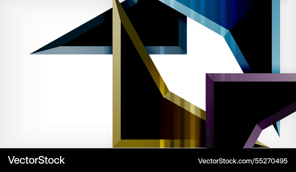 Arrows with 3d effect abstract background Arrows with 3d effect abstract background vector image