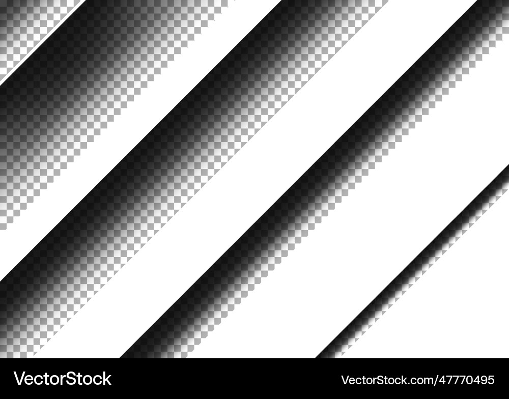 Diagonal shaded effect simulating layering vector image