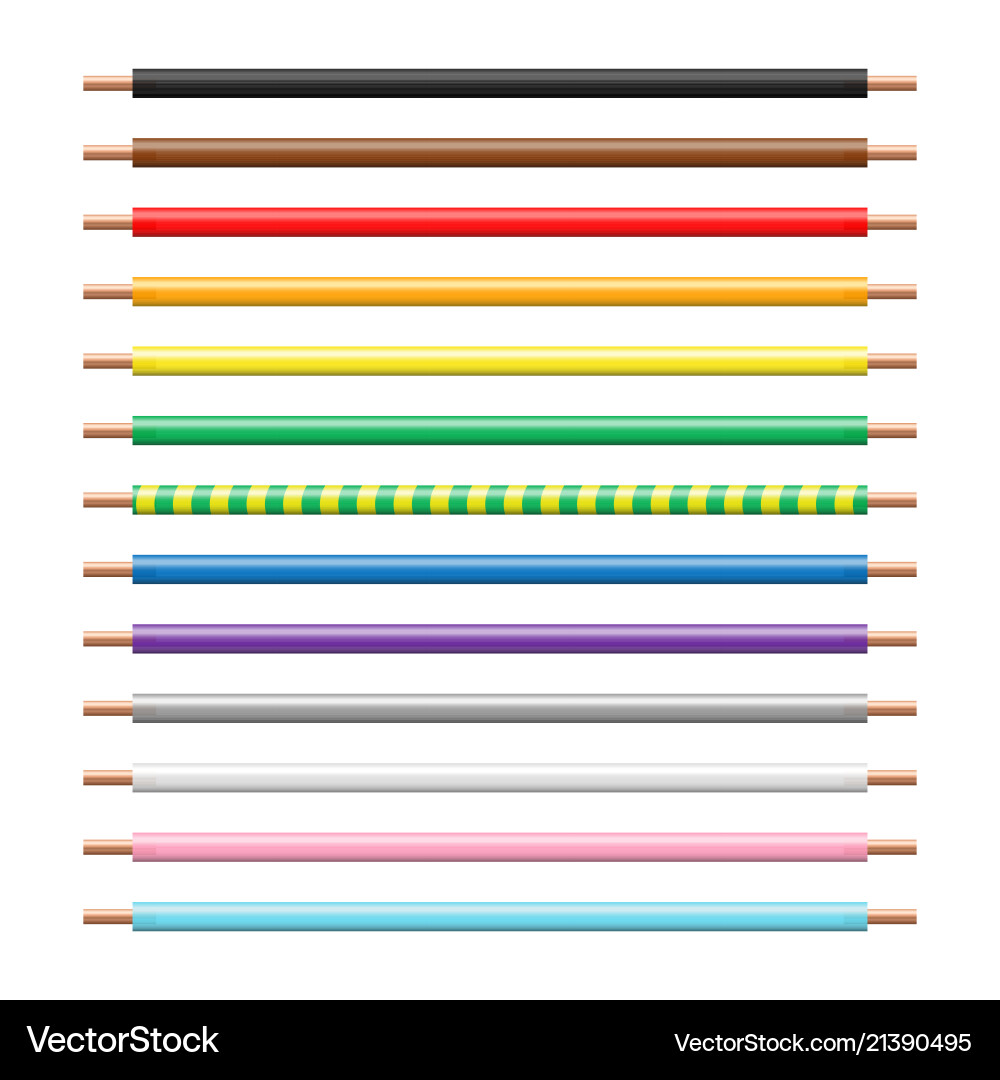 Electric Wire Seamless Pattern Royalty Free Vector Image