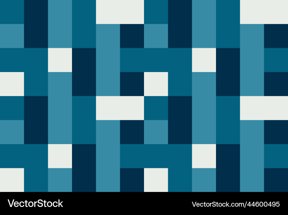 Geometric pattern seamless blue color with square Geometric pattern seamless blue color with square vector image