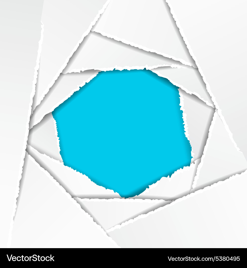Old torn paper background texture vector image