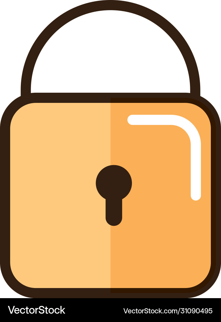 Security data padlock internet web technology Security data padlock internet web technology vector image