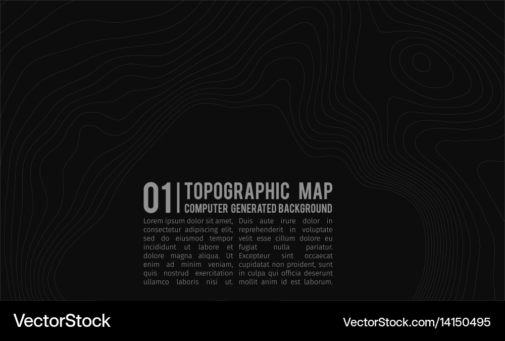Topographic map background with space for copy Topographic map background with space for copy vector image