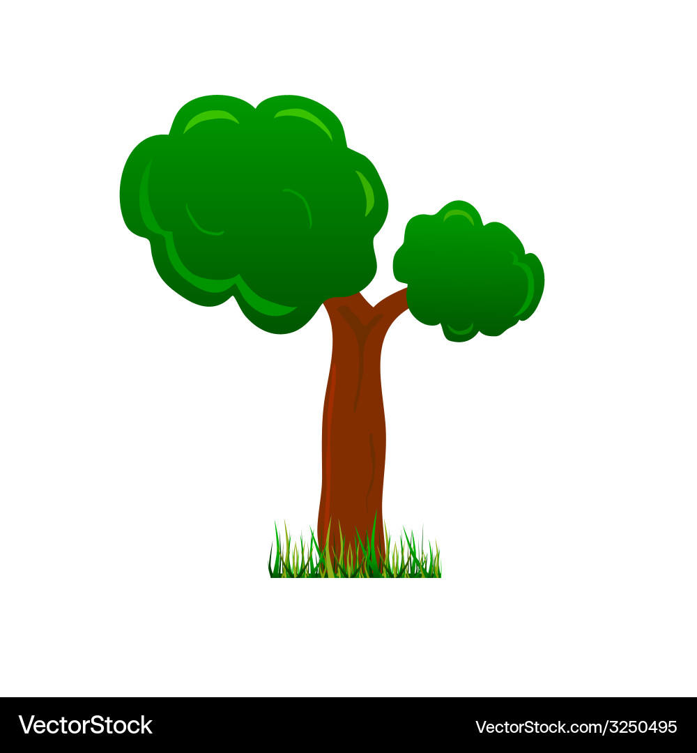 Tree color Vector Image