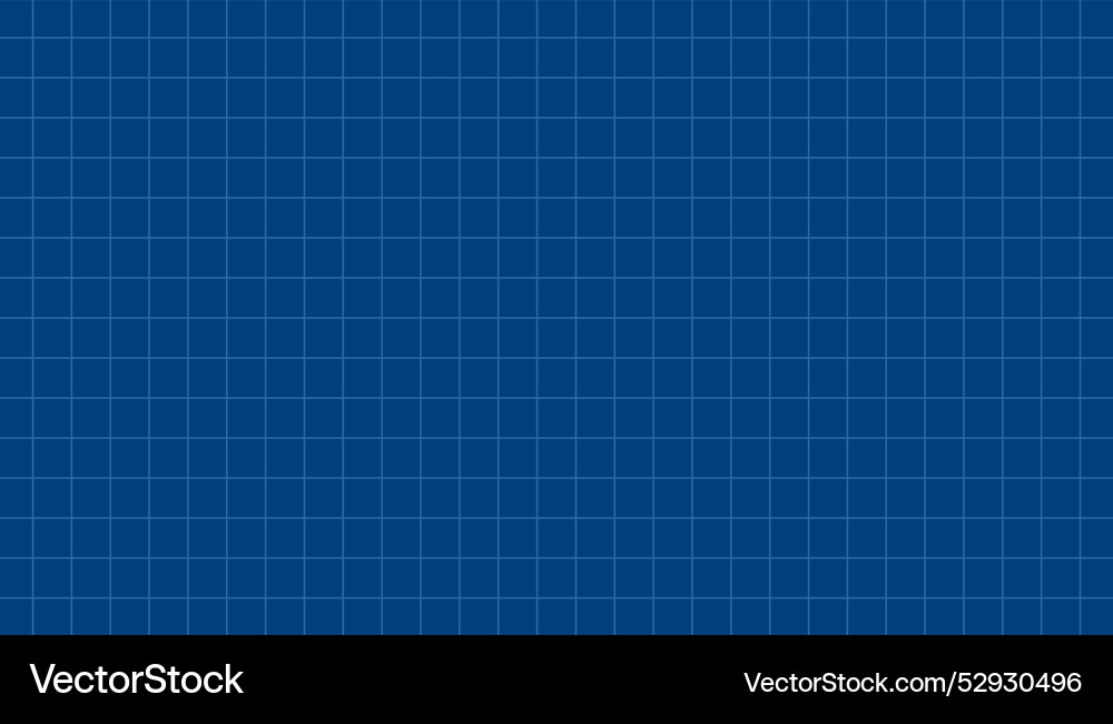 Abstract grid line pattern on blueprint sheet Vector Image