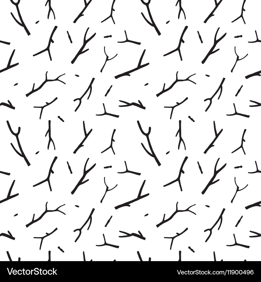 Branch Pattern Background vector image