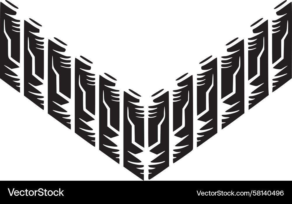 Diagonal Descent Pattern Vector Image
