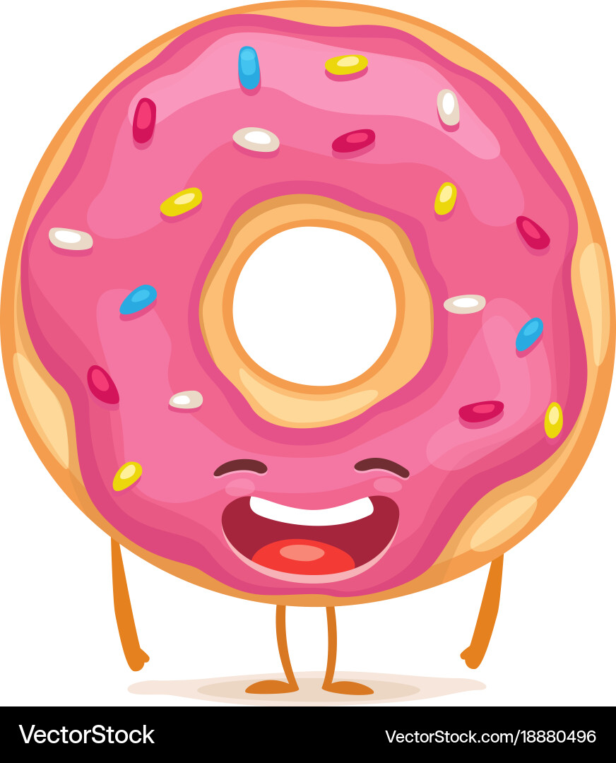 Donut Royalty Free Vector Image - VectorStock